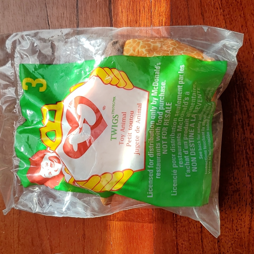 Twigs the Giraffe 1998 Beanie Baby Mcdonald's